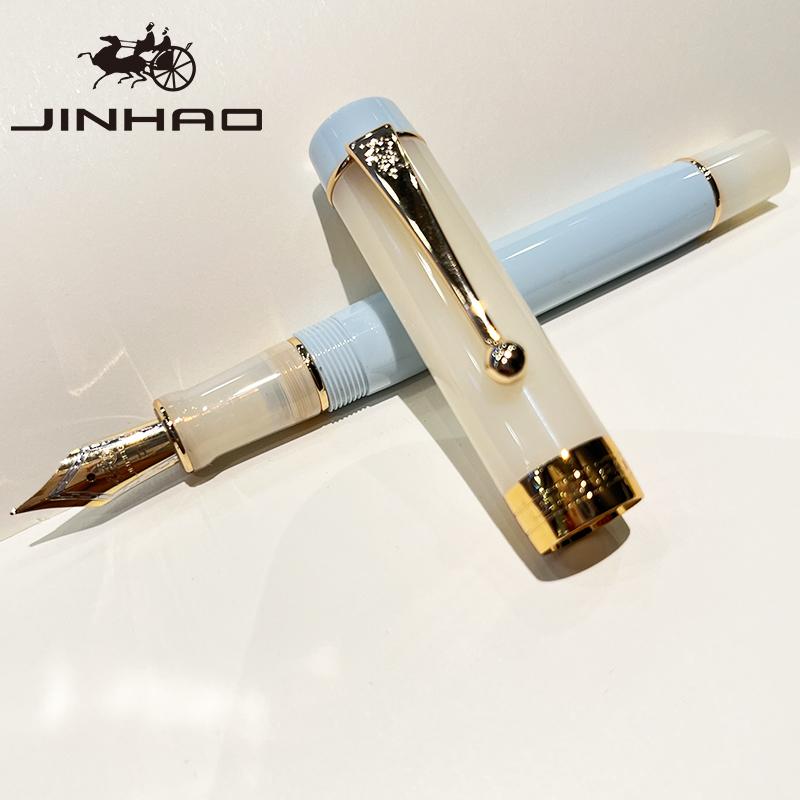 Jinhao Century 100 Elegant Calligraphy Pen, Twist Cap, Fine Nib (M/F/EF) - Ideal for Daily Office Use Fountain Pens Stationery