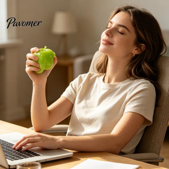 Fake Fruit Fidget Toys 1/3Pcs Slow Rebound Squeeze Toy, Stress Relief Sensory Shape Calming Tools Toy for Home Office Classroom Soft