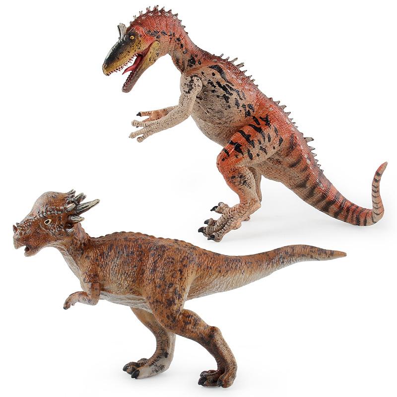 Animal Model Toys, Jurassic Dinosaur World, Solid Decapitated Dinosaur Carcass Stygimoloch Crystosaurus