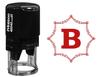 Printtoo R-40 Octagon Celtic Swirl Frame Alphabet B Monogram Self Inking Rubber Stamp Office