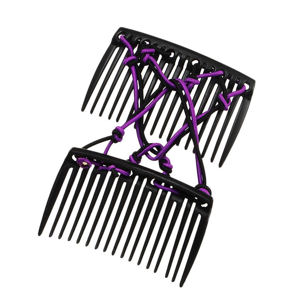 

Жіноча Магічна Чорна/Кавова Шпилька Гребінець Гумка для Волосся Креативна purple
