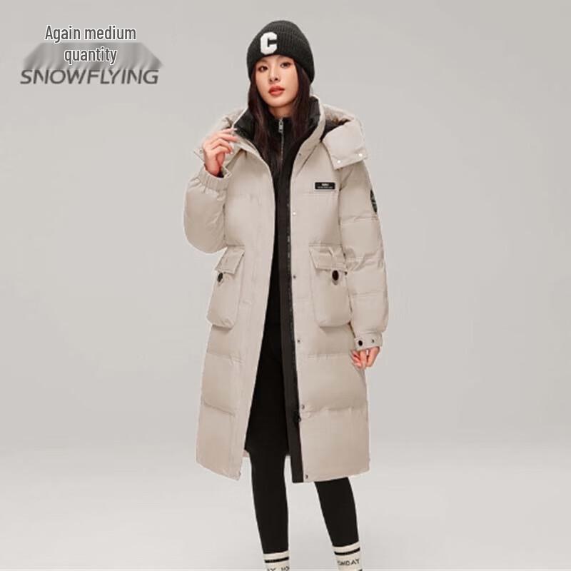 SNOWFLYING 2025 Unisex Long Down Jacket M