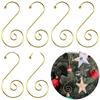 12/20Pcs/Set Party Supplies Christmas Decoration Hanger Hooks Xmas Tree Hook S Shaped Metal Hook