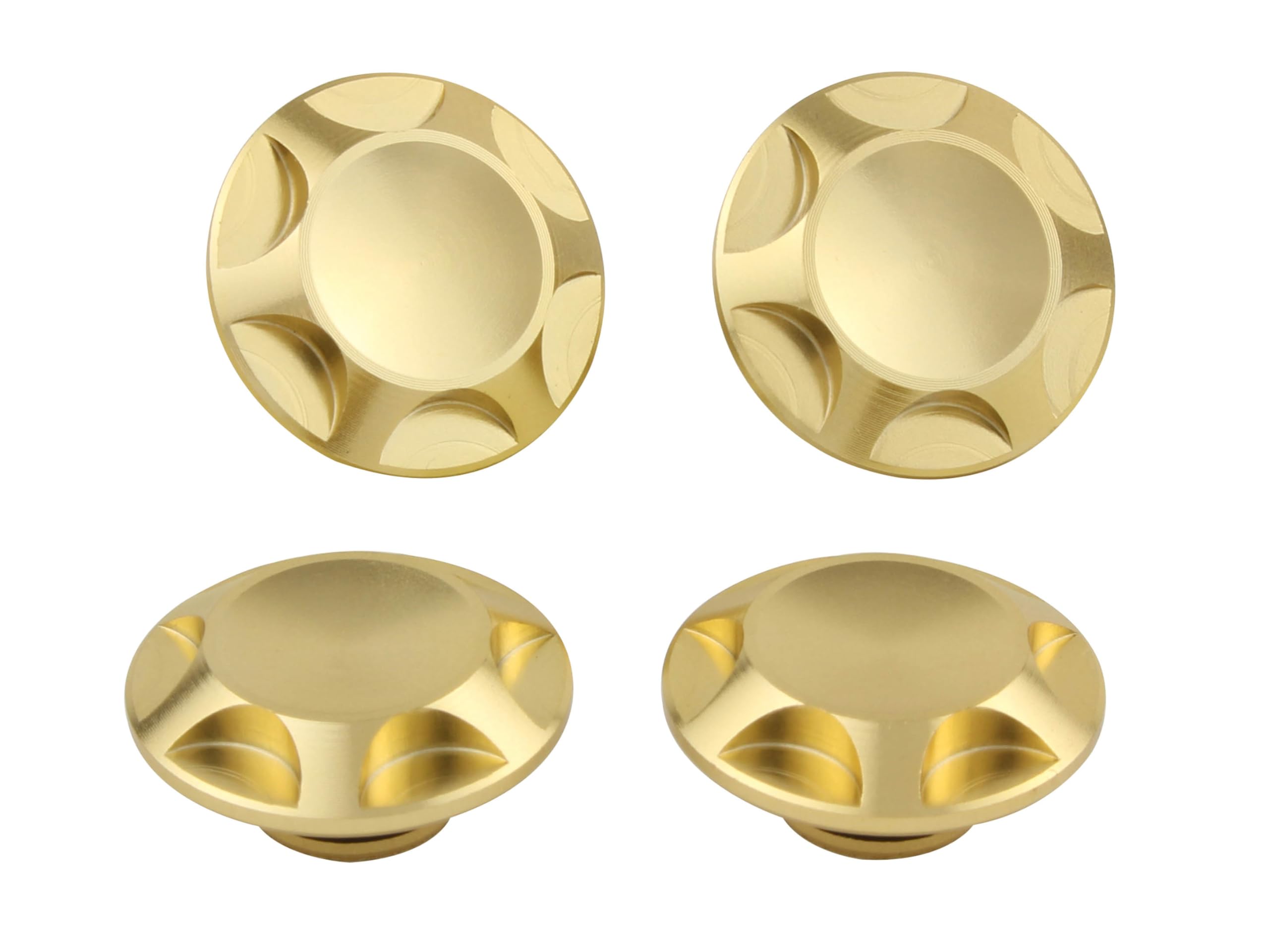 POSH FAITH Motorcycle Supplies Cap Bolt Cover NASA Type for M10 золотой