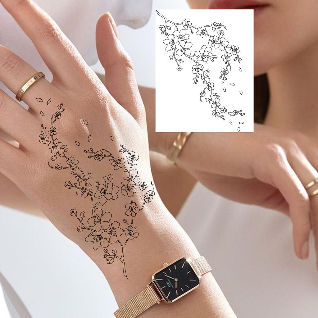 1 Foglio Tatuaggi Temporanei Teschio Ancora Insetto Per Mani Collo Adulti, Adesivi Tatuaggi Finti di Halloween Tatuaggi Realistici a Lunga Durata