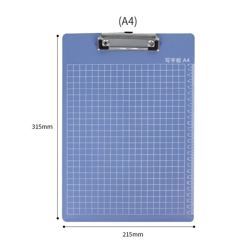 A4 Portablocco Plastica Blocco per Scrittura Cartella Carta Materiale Ufficio Organizzatore Portablocco Scatola Portaoggetti Blocco Documenti Porta Carta
