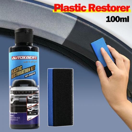 Car 100ml 34OZ Plastic Restorer Trim Restoration kit Coating Agent Revitalizing