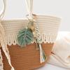 Countryside Style Handmade Woven Keychain Hand Woven Bag Pendant  Jewelry Decoration