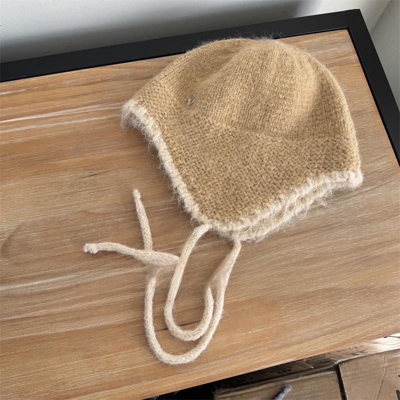 Cap Knit Wool Hat With Breathable Warm Fabric For Cold Seasons