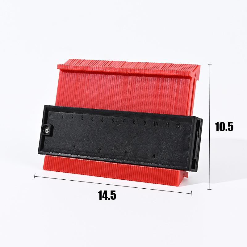 Convenient Contour Gauge Line Copying Ruler Cutting Template for Construction, Woodworking Measuring Ceramic Tiling Tools