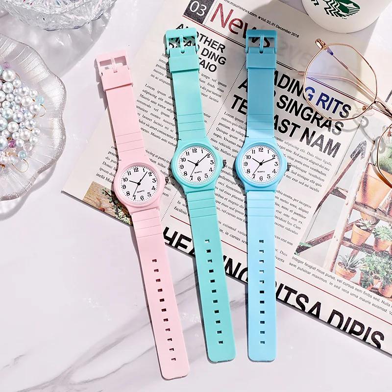 Children's Watch Primary/Secondary School Girls Simple Digital Clock Adjustable Women's Fashion Quartz Watches Gift