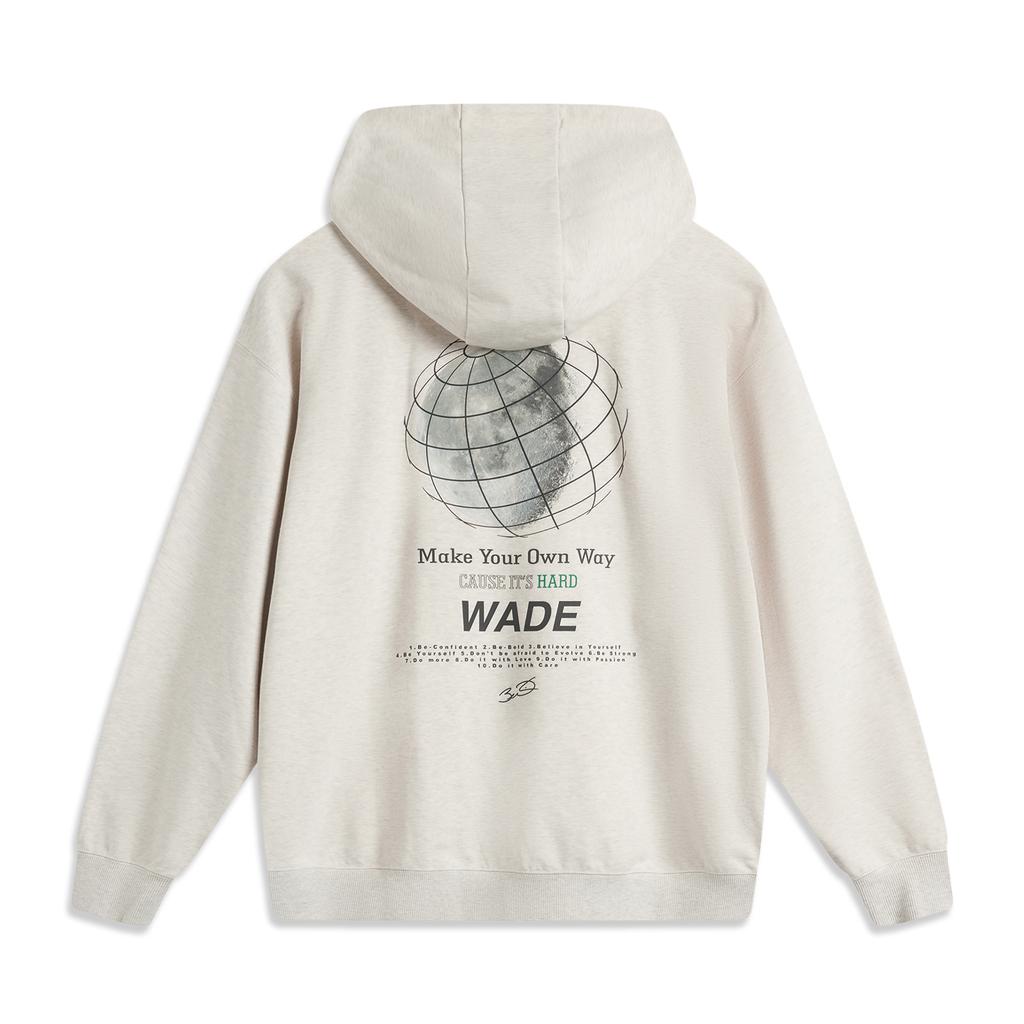 Li Ning Wade Series Letter Print Casual Comfortable Hoodie Men hoodies AWDV043-2