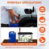 Portable Transfer Pump Battery Operated Electric Siphon GPM Pump Extractor Flow Water Fuel, Die Z5P7