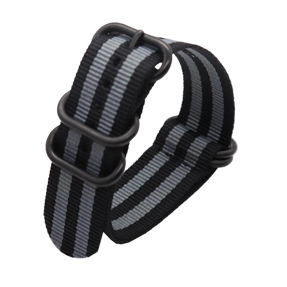 NATO Thickened Nylon Watch Strap - Woven Canvas Bracelet (18-24mm)