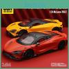 Car Model Alloy Mclaren 765lt Supercar With Sound Light Doors For Kids Playroom Decor