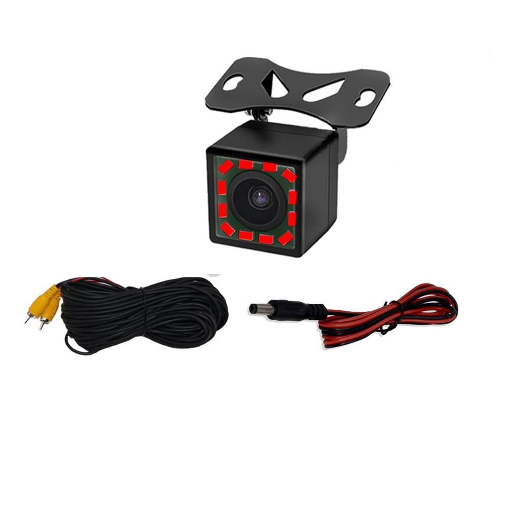 Car Rear View Camera 8 LED Night Vision Reversing Auto Parking Monitor CCD Waterproof HD Video