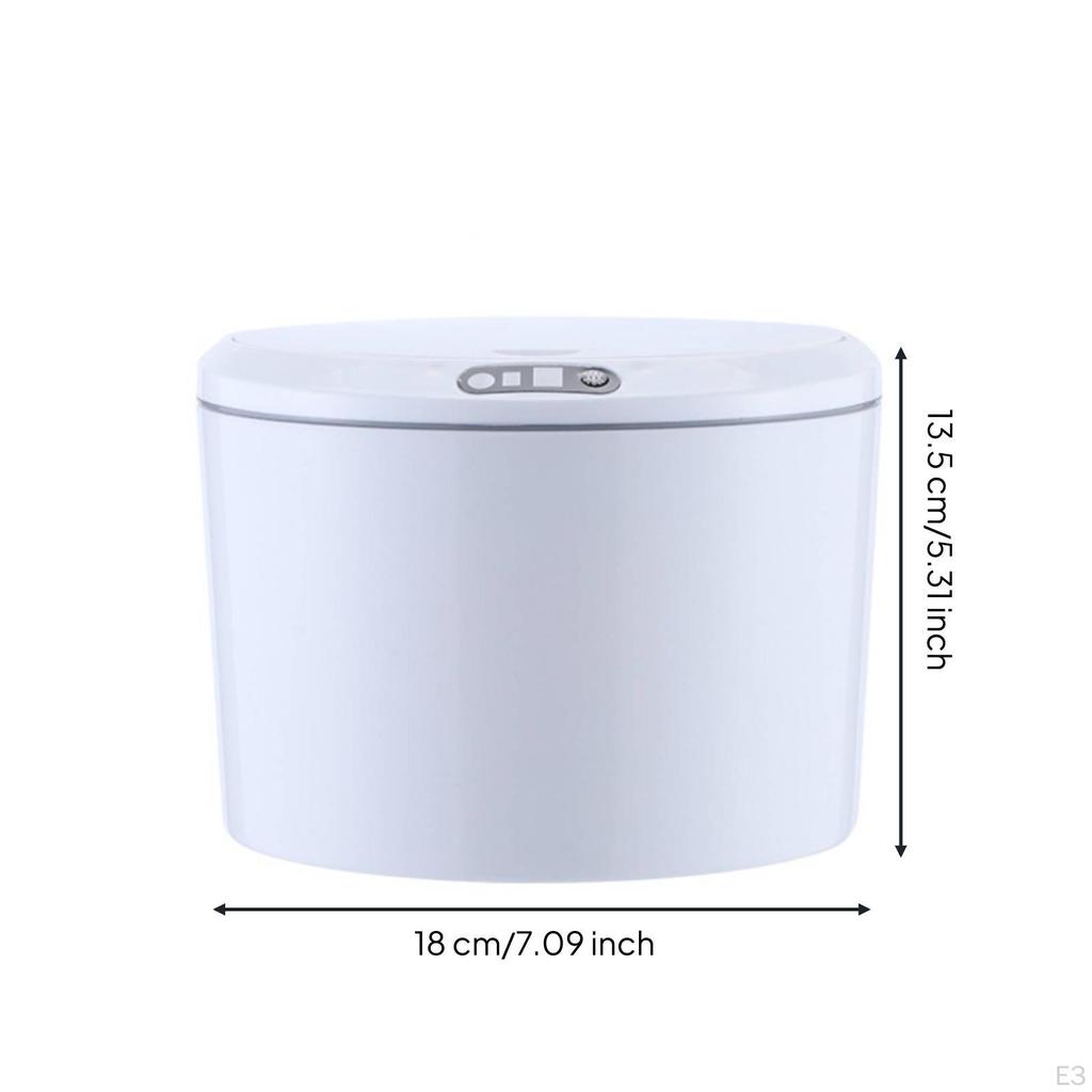 Smart Trash Bin Touchless Electric Desktop Wastebasket for Office Workers, Students, Desk,