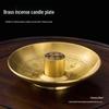 Brass Nine-Hole Incense Burner: Multi-Hole Holder for Three Sticks, Ideal for Home Offerings and Decor.