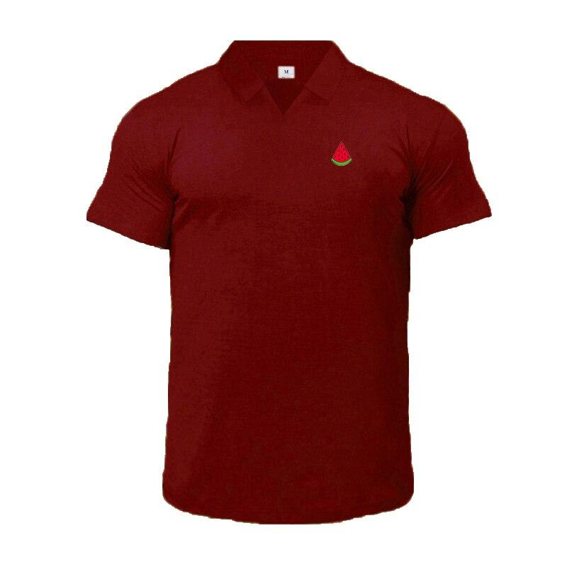 Do The Work  Muscleguys Brand Men's Pure Cotton Printed High Quantity Turned-collar Summer Fashion Casual Breathable Polo Shirt