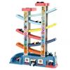 Children'S Toy Car Boy Girl Gliding Track Small Car Parking Lot Pull-Back Inertia Car Exercise Hands-On Ability With Puzzle Toys
