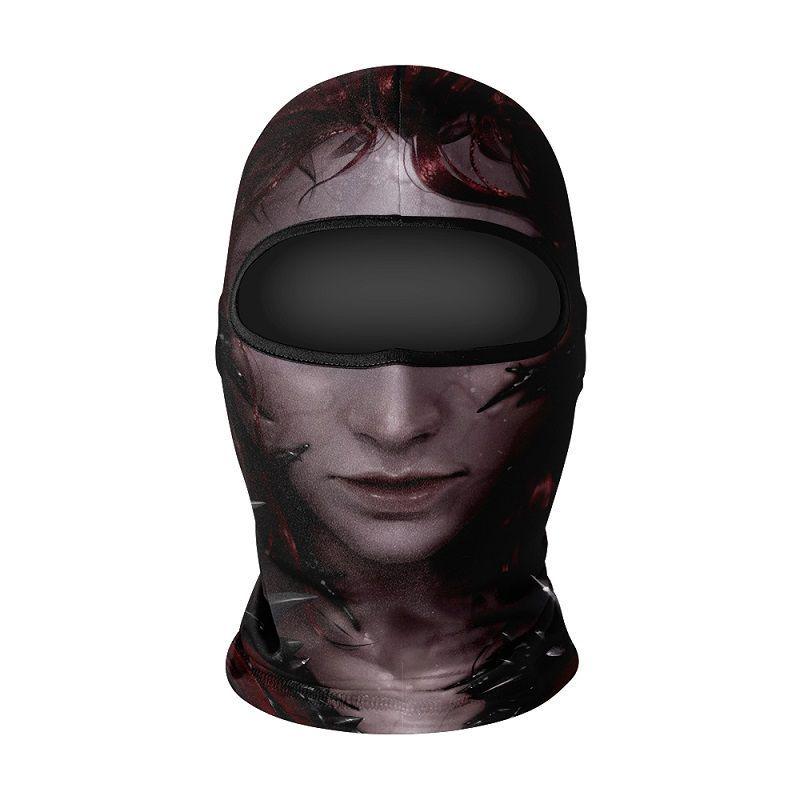 Unisex Ice Silk Breathable Motorcycle Face Mask for Summer Riding & Sun Protection
