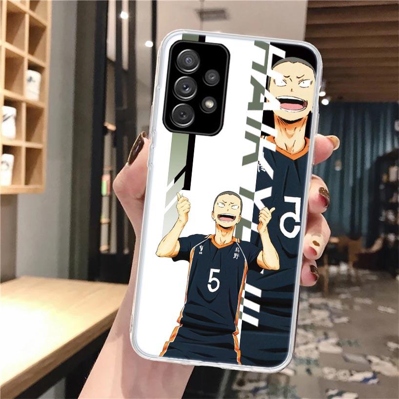 Anime H-Haikyuu School Volleyball Silicon Phone Case For Samsung Galaxy A52 A51 A50S A42 A32 A22 A12 A02S A30S A20S A10S A41 A31