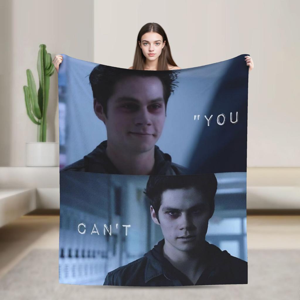 Teen Wolf The Movie Flannel Blanket Winter Soft Throw Blanket for Kids Living Room Novelty Bedspread Sofa Bed Cover