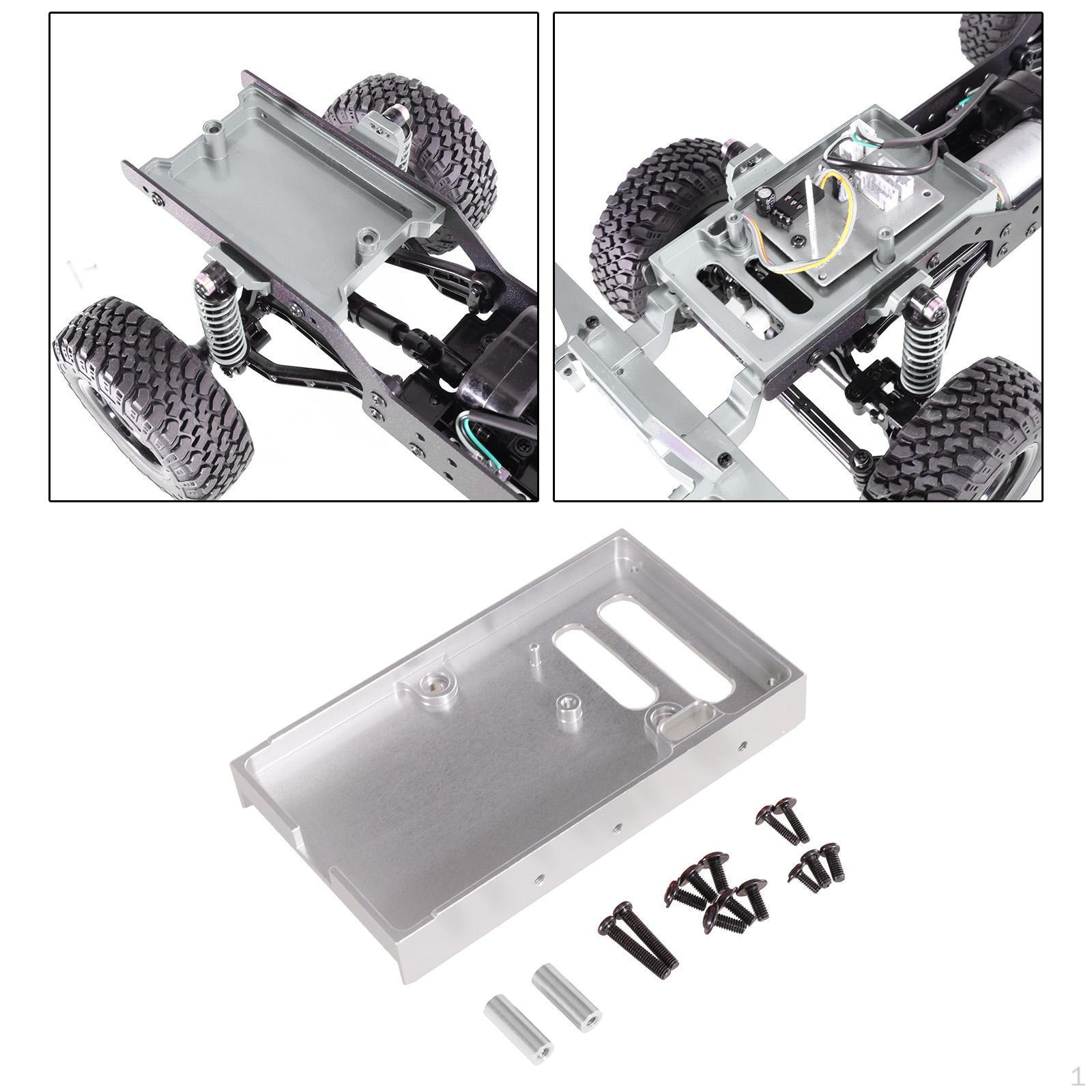 

1/12 RC Car Fixed Warehouse Beam Tailboard Accessories for MN99S MN98 срібний
