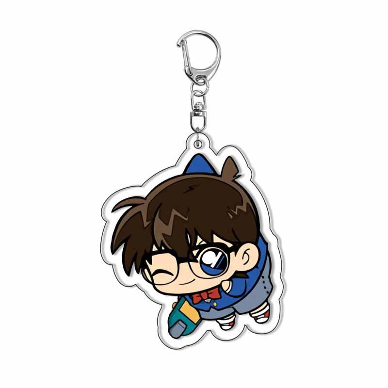 Anime Detective Conan Acrylic Keychain Ran Mori Transparent Charm Figure Merchandise Drop Shipping Cross Border