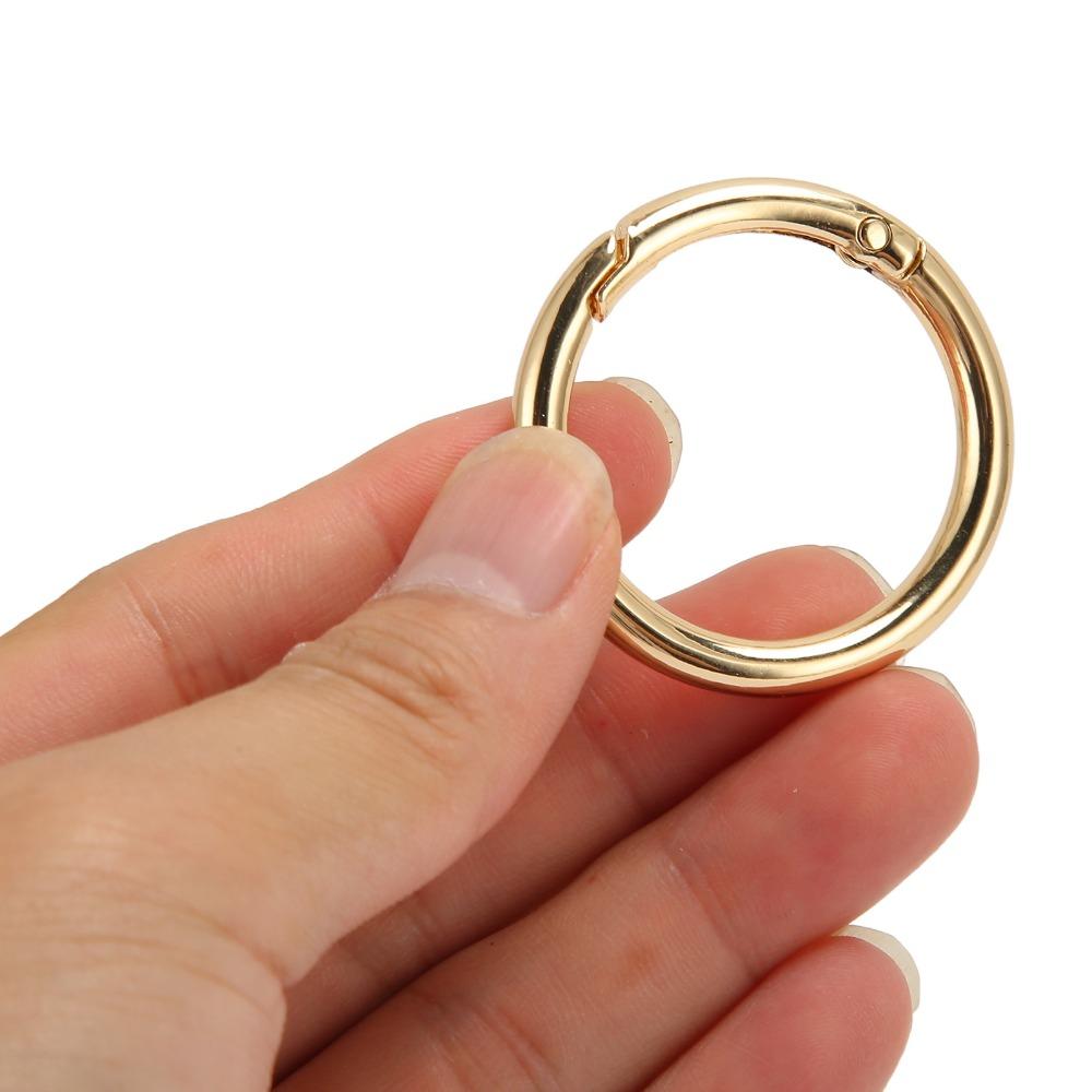 20pcs 40MM Spring Buckles Silver Spring Clasps Jewelry Tools Snap Hooks Pet Chains