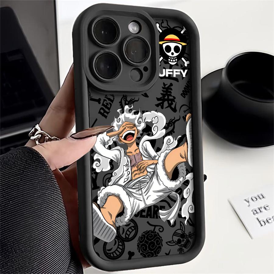

Чохол для iPhone 13 16 Pro Max 15 Plus 14 12 16e 11 13Pro 15Pro 14+ М який чохол 16+ Аніме One Pieces iPhone 16