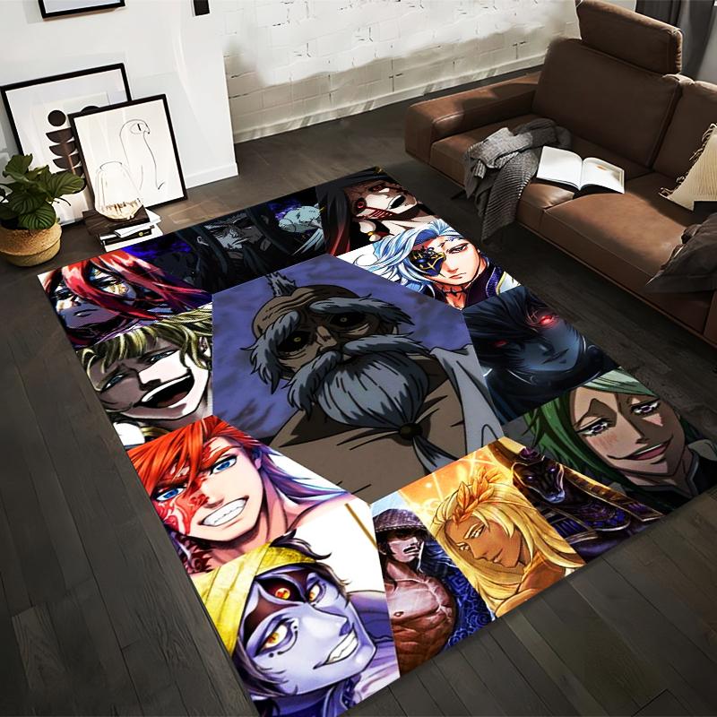 

Anime Characters Pattern Carpet with Colorful Epic Designs for Living Room Suitable for use as an anti-slip for living room bedroom sofas 40x60cm( 15x23in )