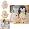 Cute Penguin Cub Plush Toy Fluffy Stuffed Animal For Valentine's Day Gift Best Friend Gift And Sister