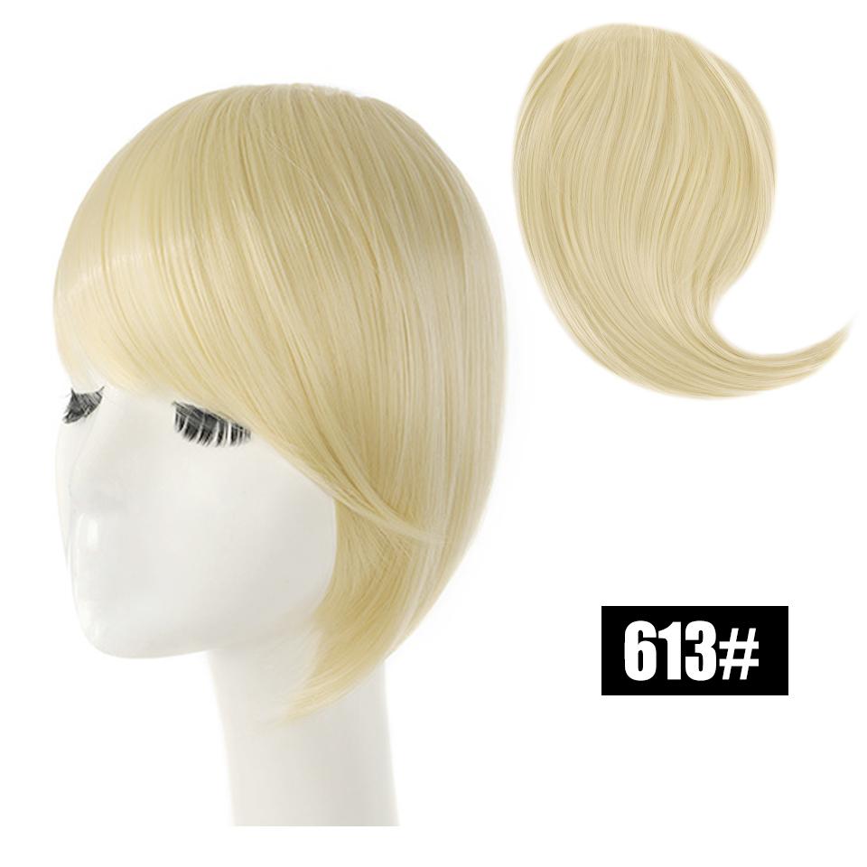 WTB Partial Bangs Wig Synthetic Wig Female Bangs Partial Lengthening Bangs Fake Bangs Two Cards Seamless Wig Piece