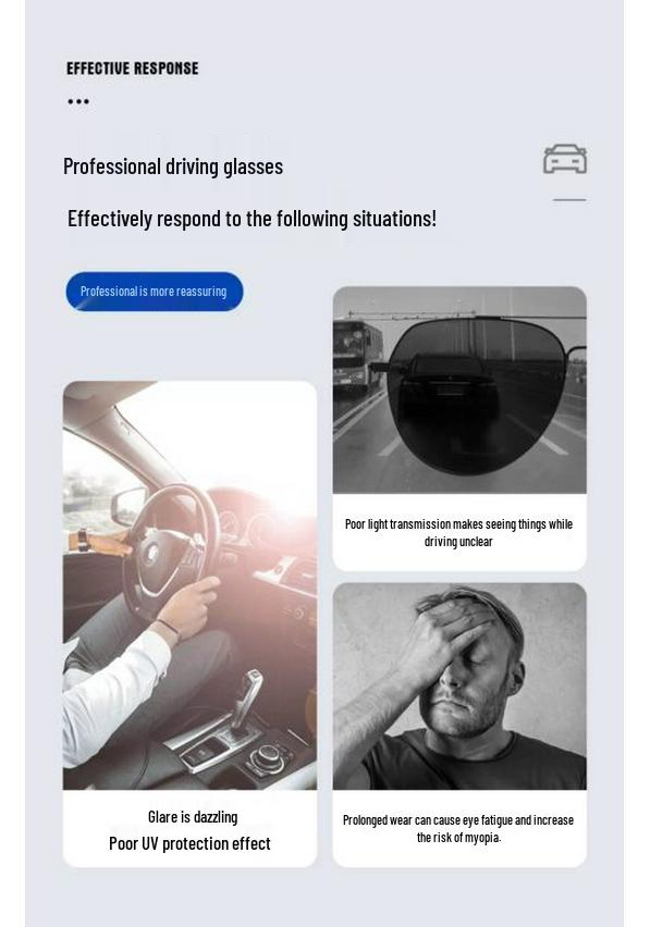 New Nylon Polarized Men's Square Sunglasses: Fashionable, Trendy Driving Shades