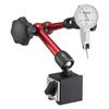 Dial Test Indicator with Universal Magnetic Base and Storage Case, 0.01 Mm Accuracy, 0-0.76 Mm Range, Micro Ball Handle for Narrow Area Measurement,
