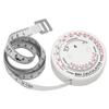 1 Pcs 150cm BMI Body Mass Index Retractable Tape Calculator Diet Tape Measures Tools Automatic Telescopic Tape Measure