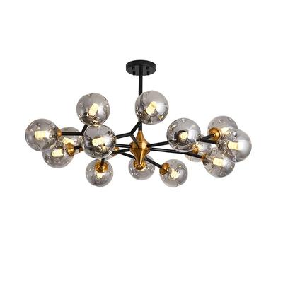 Nordic Luxury Living Room Glass Ball Chandelier Home Decoration Dining Room Kitchen Bedroom Ceiling Chandelier Indoor Lighting