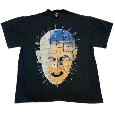 Vintage HELLRAISER  Horror 1987 Movie Film 80s Single Stitch T-shirt REPRINT