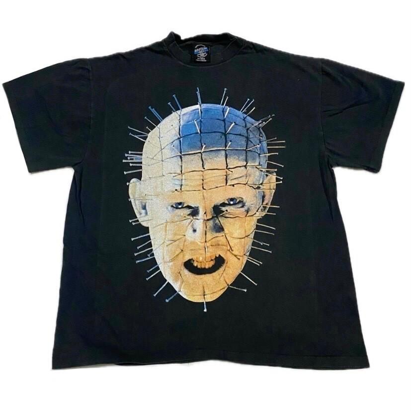 Vintage HELLRAISER  Horror 1987 Movie Film 80s Single Stitch T-shirt REPRINT