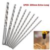 Drill Bits 2-10mm 200mm Extra Long High Abrasion Resistance High Speed Steel
