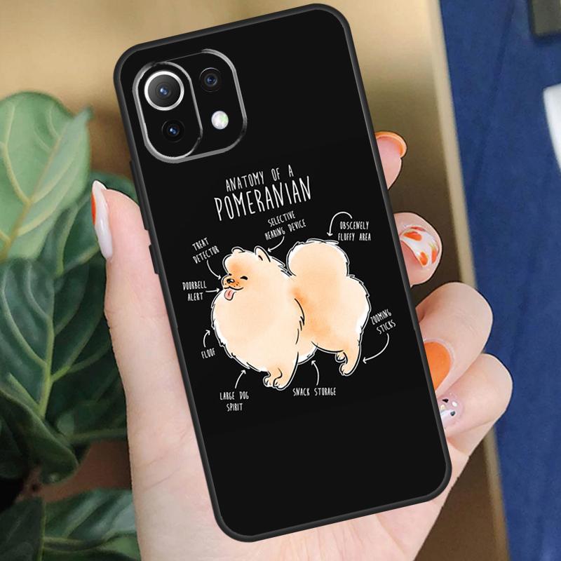 Pomeranian Dog Case For Xiaomi 15 14 Ultra 13T 14T 15T Pro 17 Pro Max POCO X7 X5 X6 F5 F6 F7 F8 Pro Coque