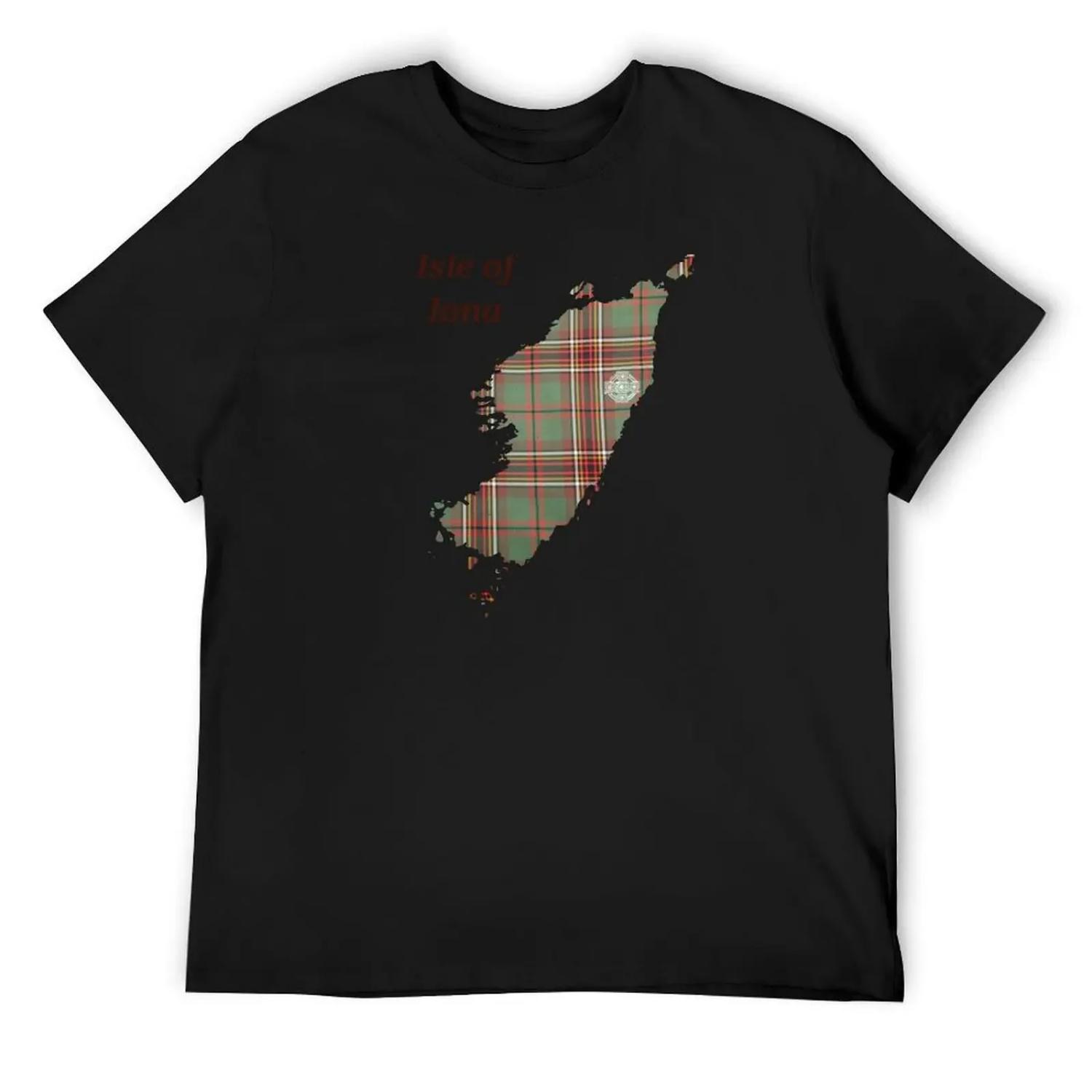 Isle of Iona T-Shirt T-shirts man tshirts personalised blue archive mens cotton t shirts S