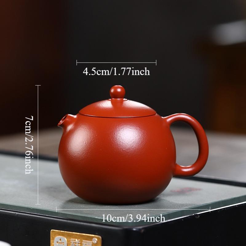 

Yixing Purple Clay Teapot Zhu Ni Pufferfish Xiao Xi Shi Teapot Small Capacity Teapot Chinese Kung Fu Tea Set Household Tea Set