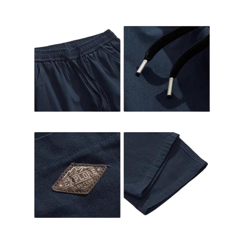 Wassup Sohot American-Style Cargo Pants for Men, Loose Straight-Leg Trendy Casual Wide-Leg Trousers