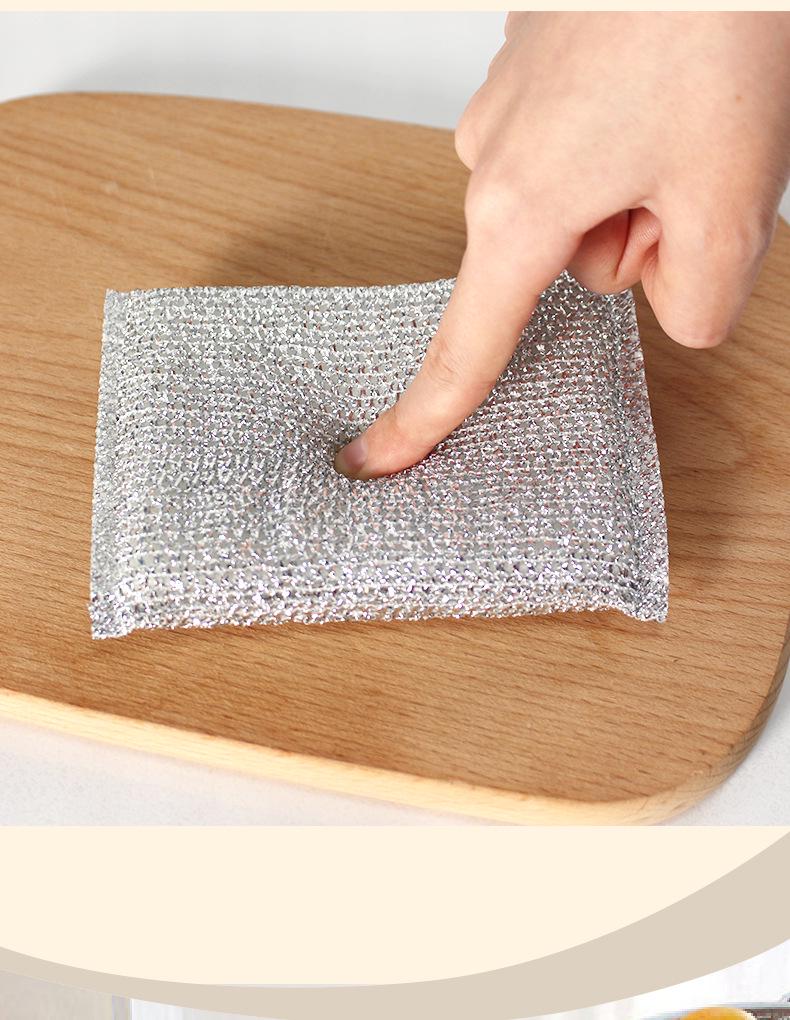 Miaojie Goldene Scheuerschwämme: 2er-Pack Küchenschwammtuch zum Geschirrspülen & Schrubben.