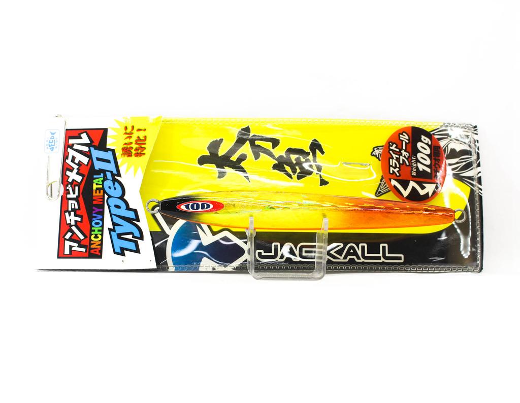 Jackall Metal Jig Anchovy Type 2 Slow Slide 100 grams Ore (0264)