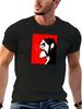 Unisex Kilmister Graphic TShirt Iconic Music Band Tee with Red and Black Design Casual Crew Neck Short Sleeve