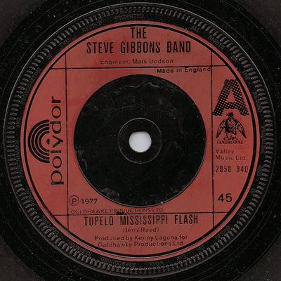 7inch Record STEVE GIBBONS BAND - Tupelo Mississippi Flash 2058940 Polydor 1977 UK Rock Used