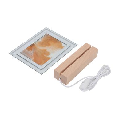 Obraz z ruchomego piasku Lampka nocna Innowacyjna lampka dekoracyjna Mobilna lampka LED USB na biurko do biura
